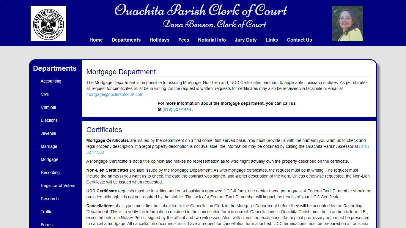 Ouachita Clerk of Court - Home